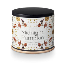 Load image into Gallery viewer, Midnight Pumpkin Vanity Tin Candle
