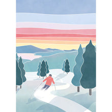 Load image into Gallery viewer, Sunset Ski | 500-Piece Puzzle for Adults | Designed in Canada by Maude Gervais
