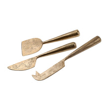 Load image into Gallery viewer, Hand Forged Cheese Knives, set 3