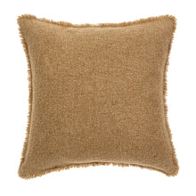 Load image into Gallery viewer, Fringed Boucle Pillow, Terracotta, 20x20"