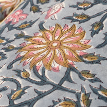 Load image into Gallery viewer, Block Print Pouch, Blue