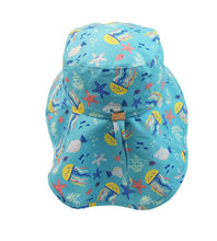 Load image into Gallery viewer, Jelly Fish Sun Hat with Neck Cape