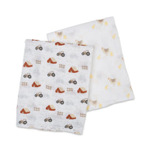 Load image into Gallery viewer, Barnyard & Hens Chicks - Cotton Swaddle 2 Pack
