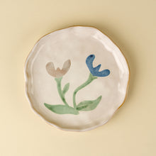 Load image into Gallery viewer, Painted Petals Plate, Iris