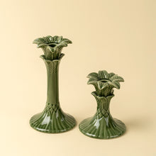 Load image into Gallery viewer, Palm Tree Candleholder, Green