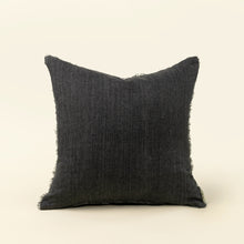 Load image into Gallery viewer, Lina Linen Cushion, Charcoal, 24x24"
