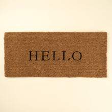 Load image into Gallery viewer, Hello Coir Doormat, Large