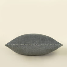 Load image into Gallery viewer, Lina Linen Pillow, Steel Grey, 24x24"