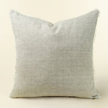 Load image into Gallery viewer, Lina Linen Pillow, Grey Stripe, 24x24"
