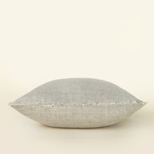 Load image into Gallery viewer, Lina Linen Pillow, Grey Stripe, 24x24"