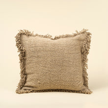 Load image into Gallery viewer, Fringe Linen Cushion, 20x20"