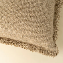 Load image into Gallery viewer, Fringe Linen Cushion, 20x20"