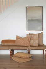 Load image into Gallery viewer, Corduroy Scallop Pillow, Gold, 20x20"