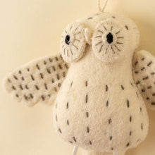 Load image into Gallery viewer, Luna the Owl Felt Ornament