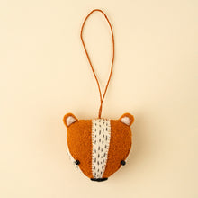 Load image into Gallery viewer, Fox Face Felt Ornament