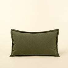 Load image into Gallery viewer, Happy Holidays Cushion, Green, 21x12"