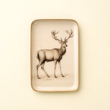 Load image into Gallery viewer, Woodland Stag Enamel Tray