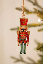 Load image into Gallery viewer, Nutcracker Ornament, Red + Green