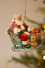 Load image into Gallery viewer, Santa's Sleigh Ornament