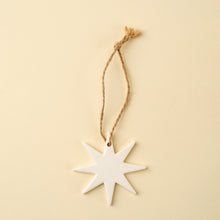 Load image into Gallery viewer, Porcelain Star Ornament