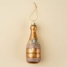 Load image into Gallery viewer, Champagne Sparkle Ornament, Pink
