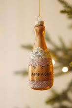 Load image into Gallery viewer, Champagne Sparkle Ornament, Pink
