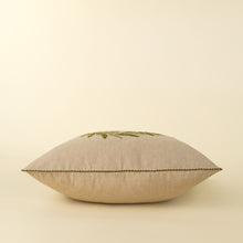 Load image into Gallery viewer, Embroidered Wreath Cushion, 20x20"