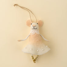 Load image into Gallery viewer, Ballerina Blossom Felt Mouse Ornament