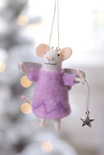 Load image into Gallery viewer, Fairytale Florence Felt Mouse Ornament