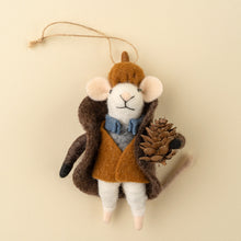Load image into Gallery viewer, Dapper Declan Felt Mouse Ornament