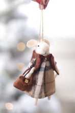 Load image into Gallery viewer, Tartan Tessa Mouse Ornament