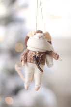 Load image into Gallery viewer, Wandering Will Felt Mouse Ornament