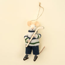 Load image into Gallery viewer, Hockey Hal Felt Mouse Ornament