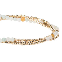 Load image into Gallery viewer, Delicate Stone Bracelet/ Necklace- Amazonite & Gold