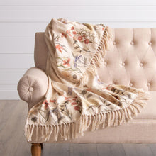 Load image into Gallery viewer, Dried Florals Throw