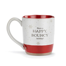Load image into Gallery viewer, Winnie-the-Pooh Happy Bouncy Holiday Mug - 14oz