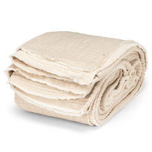 Load image into Gallery viewer, Beige Overstitch Coverlet, Queen