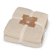 Load image into Gallery viewer, Beige Overstitch Coverlet, Queen