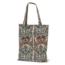 Load image into Gallery viewer, Flower Vine Simple Tote, Blue + Pink