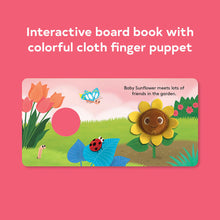 Load image into Gallery viewer, Baby Sunflower Finger Puppet Book