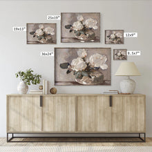 Load image into Gallery viewer, Neutral Vase Vintage Inspired Art, 12 x 9"