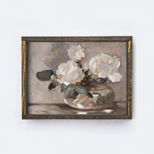 Load image into Gallery viewer, Neutral Vase Vintage Inspired Art, 12 x 9"