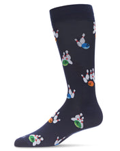 Load image into Gallery viewer, Bowling Mens Bamboo Socks