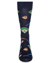Load image into Gallery viewer, Baseball Mens Bamboo Socks