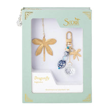 Load image into Gallery viewer, Bookmark & Keychain Set- Dragonfly/ Inspiration
