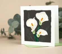 Load image into Gallery viewer, Calla Lilly Quilling Card