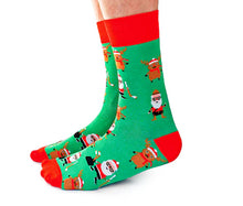 Load image into Gallery viewer, Canadian Christmas Men's Socks