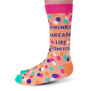 Load image into Gallery viewer, Sprinkle Sarcasm Women's Socks