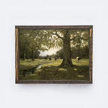Load image into Gallery viewer, Cows in Pasture Vintage Inspired Art