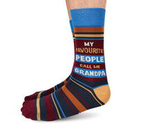 Load image into Gallery viewer, Favourite Grandpa Mens Socks